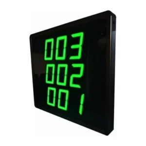 SNC Üç Satır Kablosuz Fastfood Sıramatik Sistemi - LCD Kumandalı, Yeşil