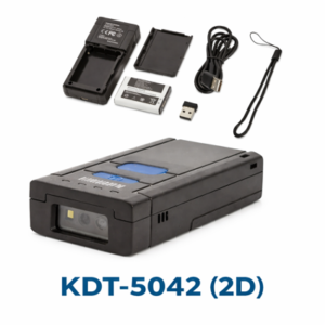KDT-5042 2D Kablosuz Hafızalı Barkod Okuyucu – 2.4G + USB + Bluetooth