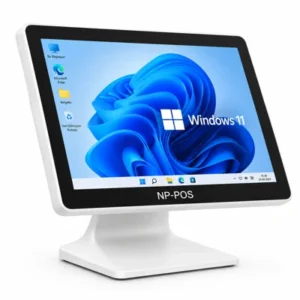 NP-POS A2 15.6" Intel Core i5 7. Nesil Tek Ekran POS PC – 8 GB RAM – 128 GB mSATA SSD – Beyaz