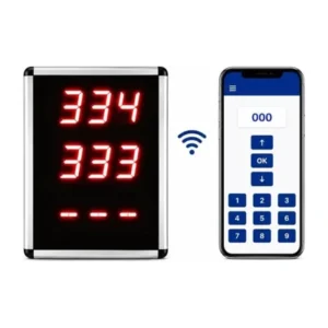 SNC Android Uygulamalı Kablosuz Üç Satır Fastfood Sıramatik Sistemi (Kasa 30x50 cm)