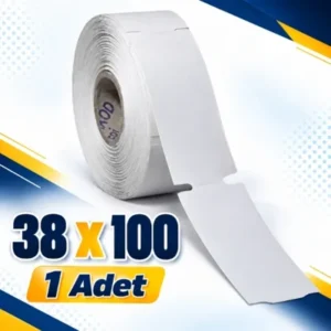 Raf Etiketi 1 Adet 38 x 100 350 Sarım